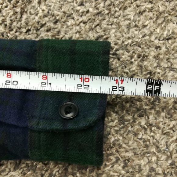 Vintage Ralph Lauren Jacket Blackwatch Plaid Flannel Full Zip P/S Petite Small - Picture 7 of 9